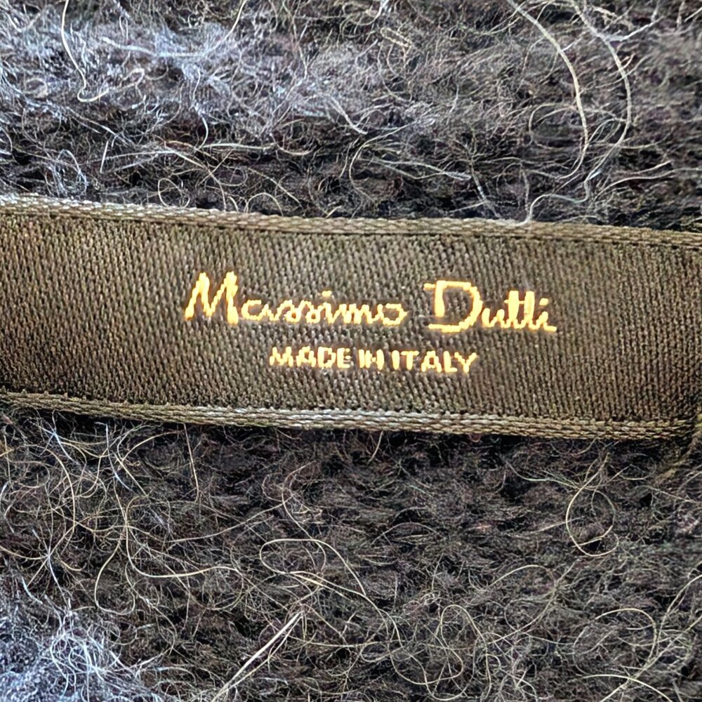 Massimo Dutti Womens Size S Blue Alpaca Wool Cashmere Blend Oversized Cardigan - Picture 8 of 12